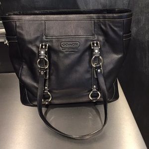 All leather purse